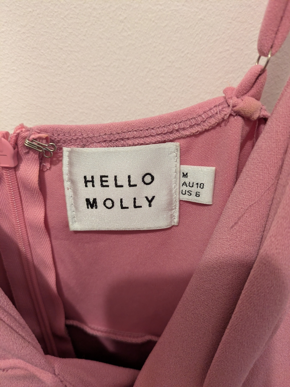 Hello Molly Dusty Pink Ruffle Mini Dress - Picture 3 of 3